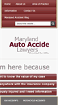 Mobile Screenshot of mdautoaccident.com